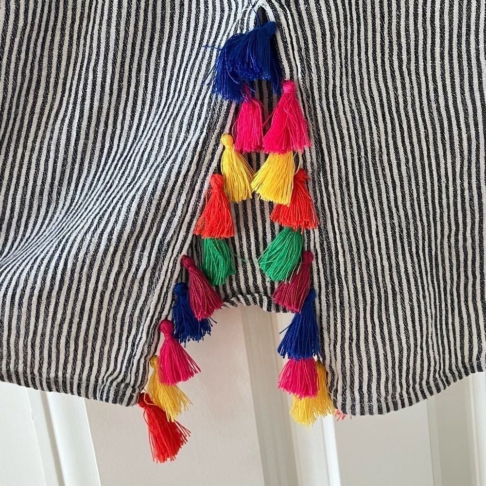 EUC Anthropologie Floreat Blouse Soleil
Embroidered Tassel Colorful Cotton XS - Picture 9 of 11